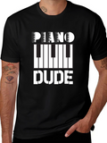 Piano Dude Graphic T-Shirt