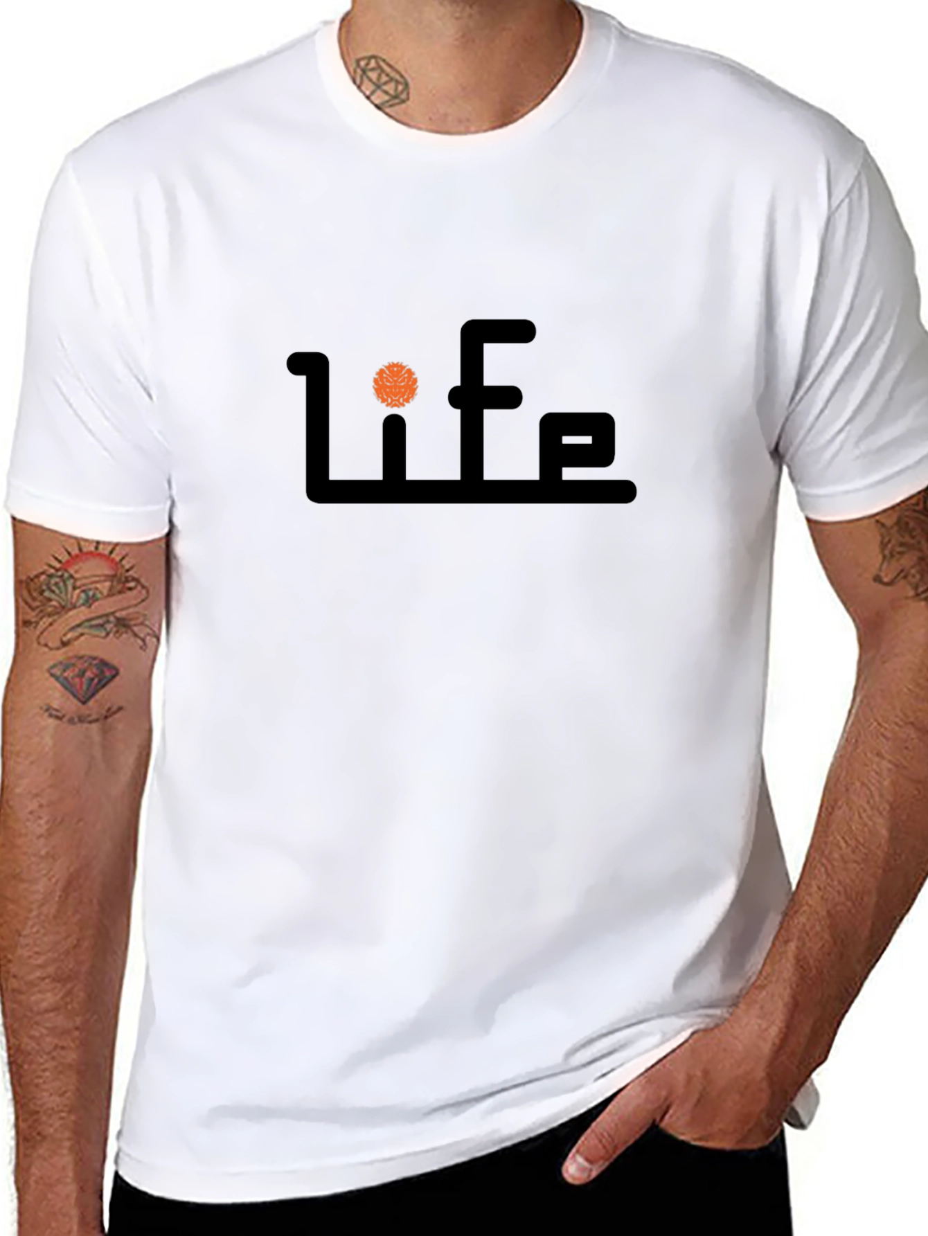 Basketball Life Graphic Black T-Shirt