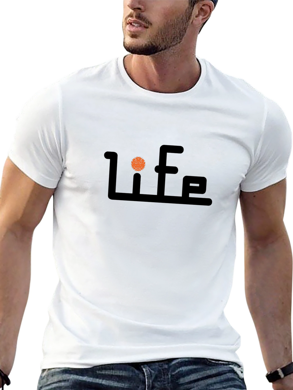 Basketball Life Graphic Black T-Shirt