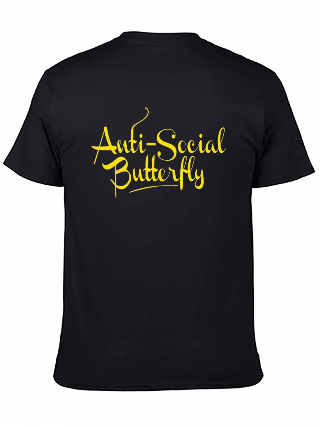 Anti-Social Butterfly Black Graphic Tee