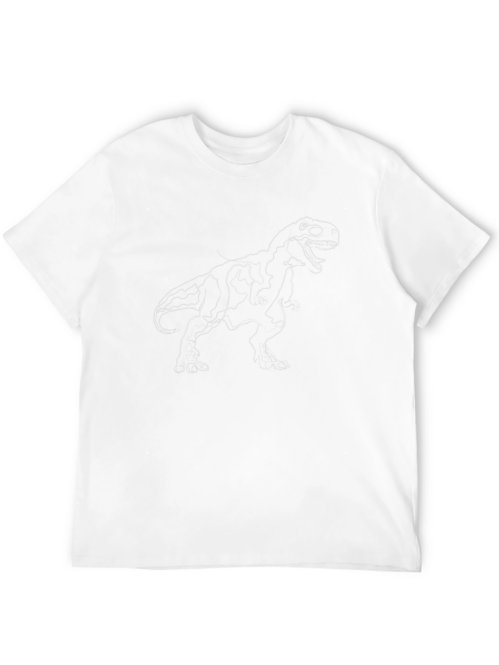 Dino Outline Tee - Black T-Shirt