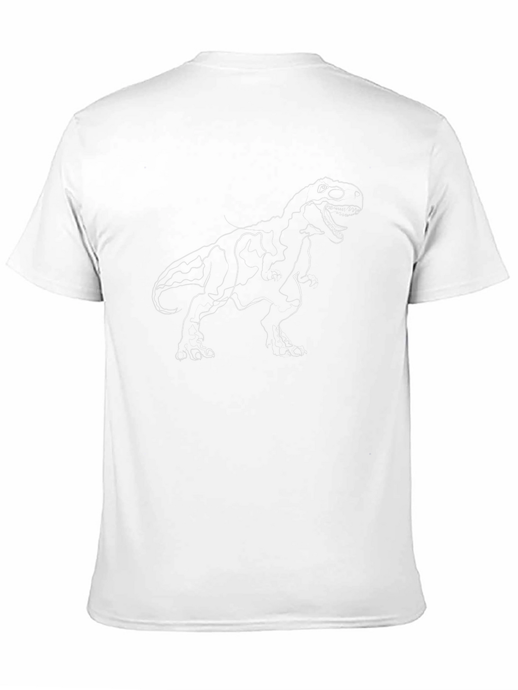 Dino Outline Tee - Black T-Shirt