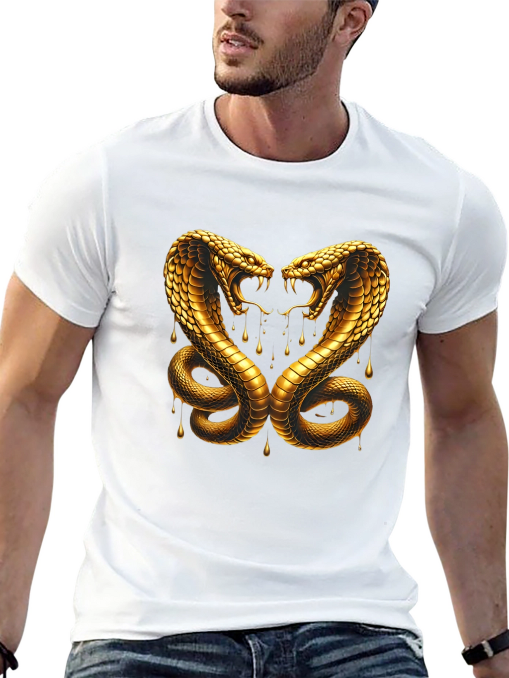 Golden Cobra Graphic Tee