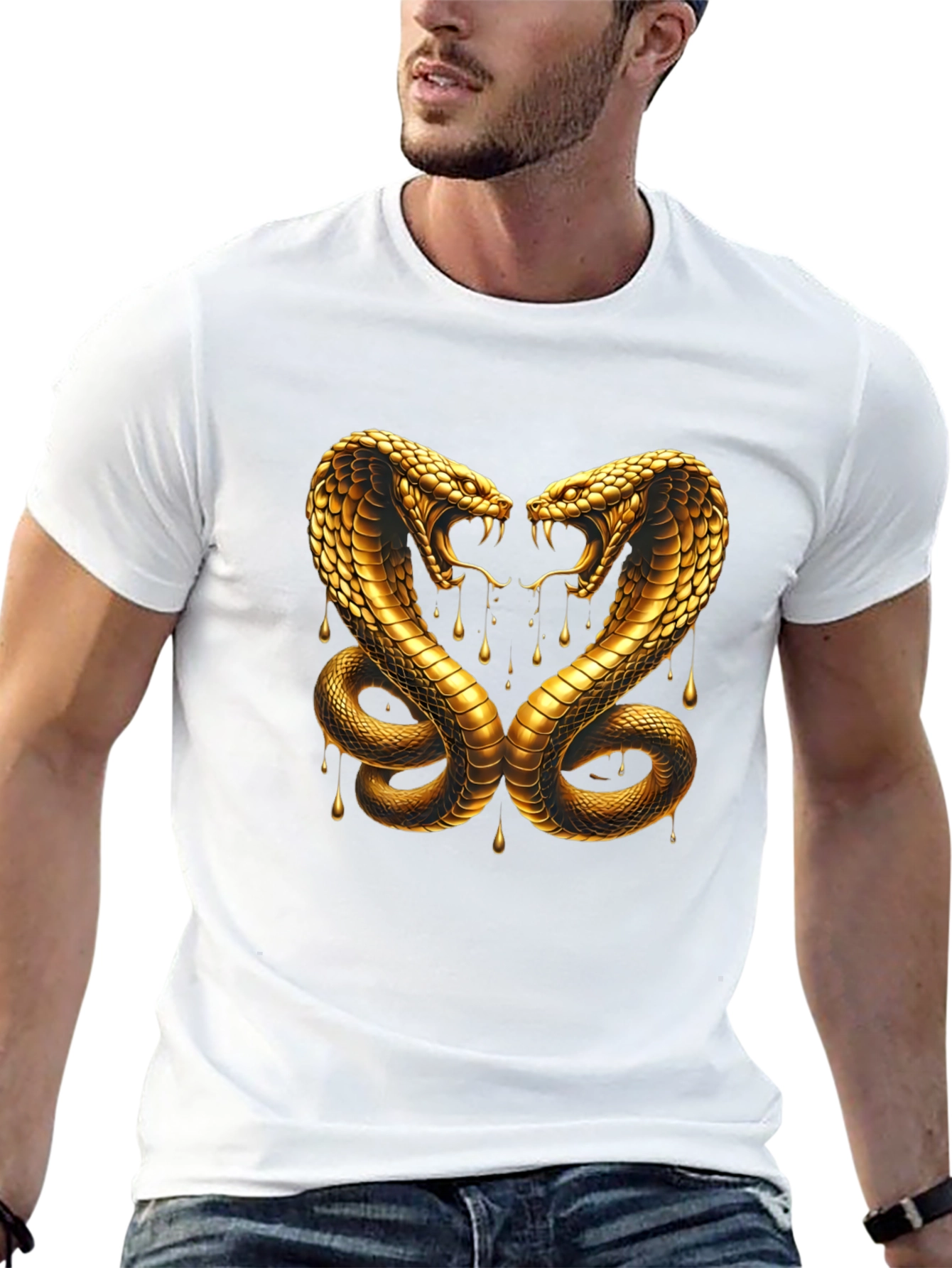 Golden Cobra Graphic Tee