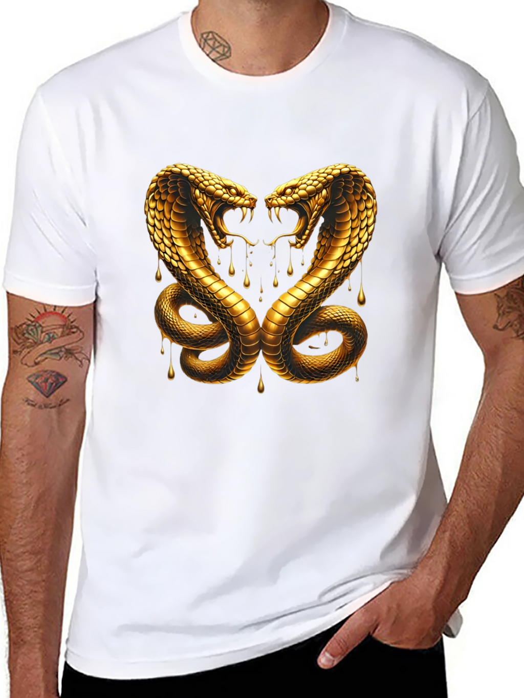 Golden Cobra Graphic Tee