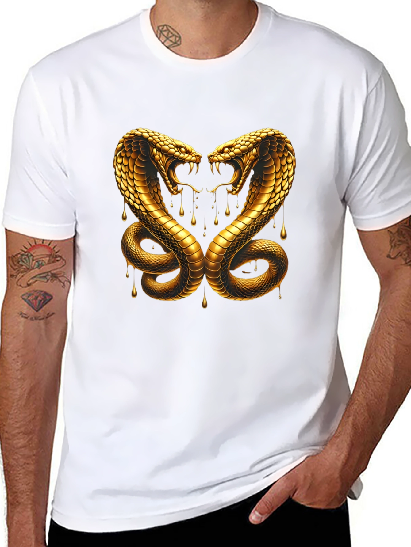 Golden Cobra Graphic Tee