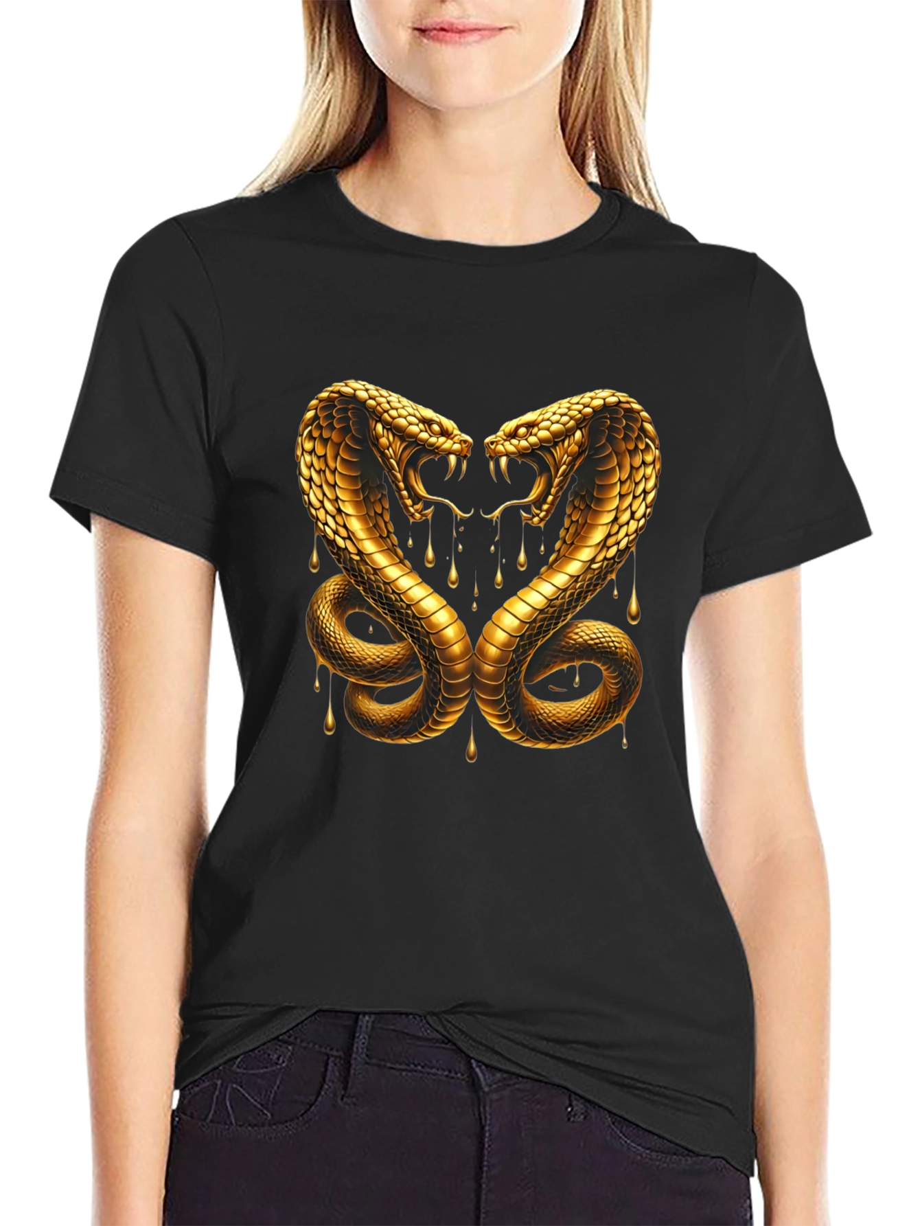 Golden Cobra Graphic Tee