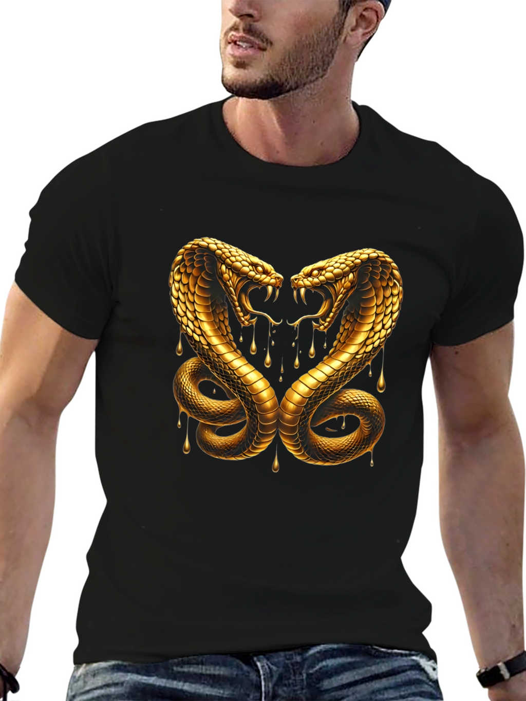 Golden Cobra Graphic Tee