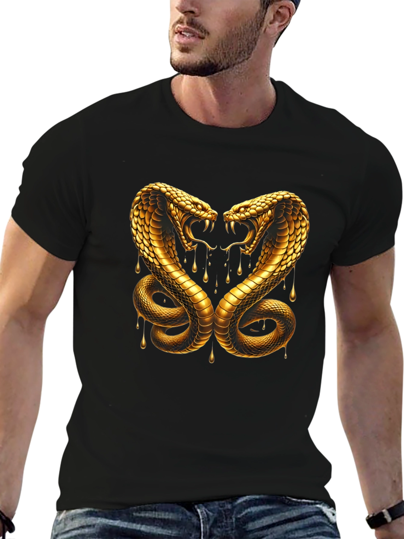 Golden Cobra Graphic Tee