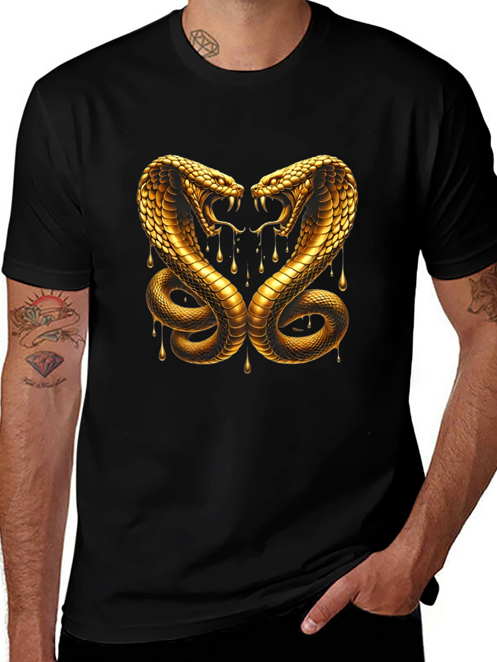 Golden Cobra Graphic Tee