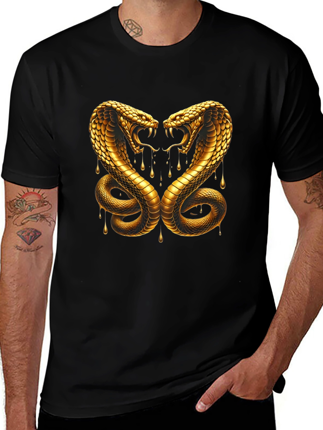 Golden Cobra Graphic Tee