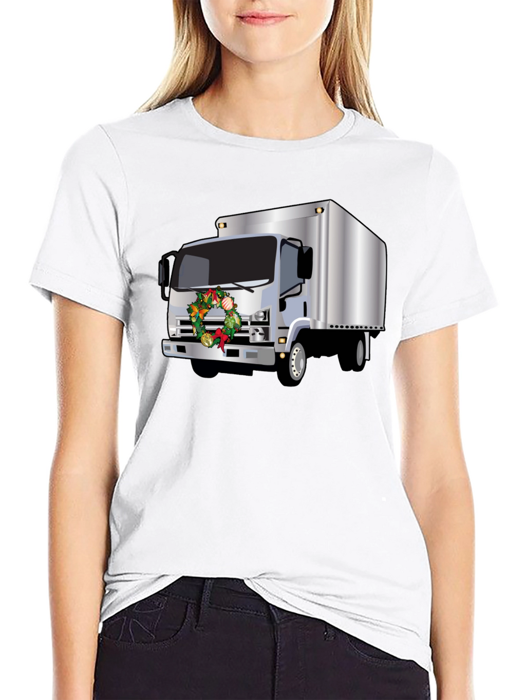 Festive Truck T-Shirt - Holiday Hauler