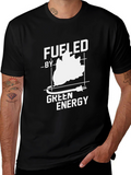 Fueled by Green Energy Black T-Shirt