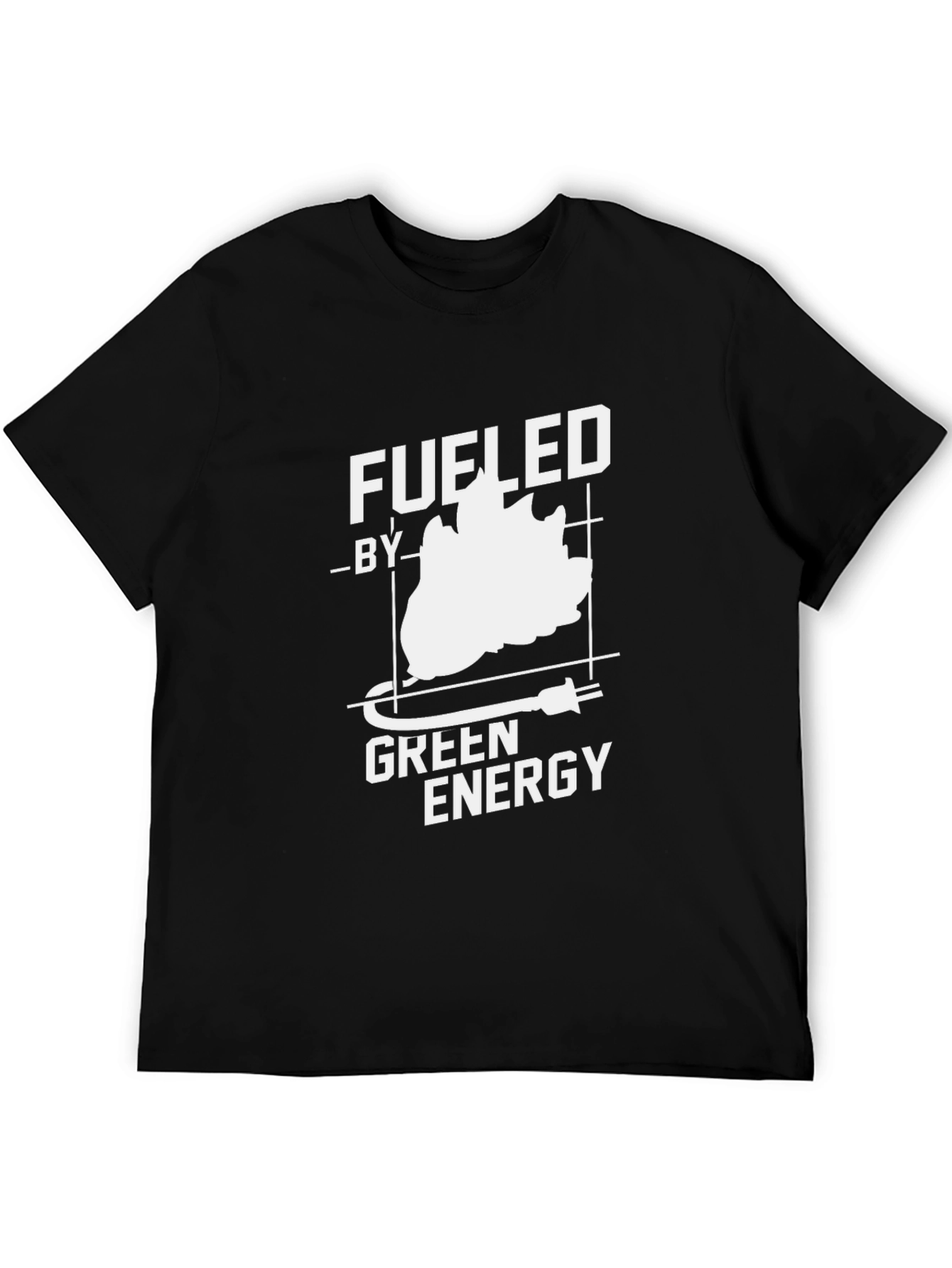 Fueled by Green Energy Black T-Shirt
