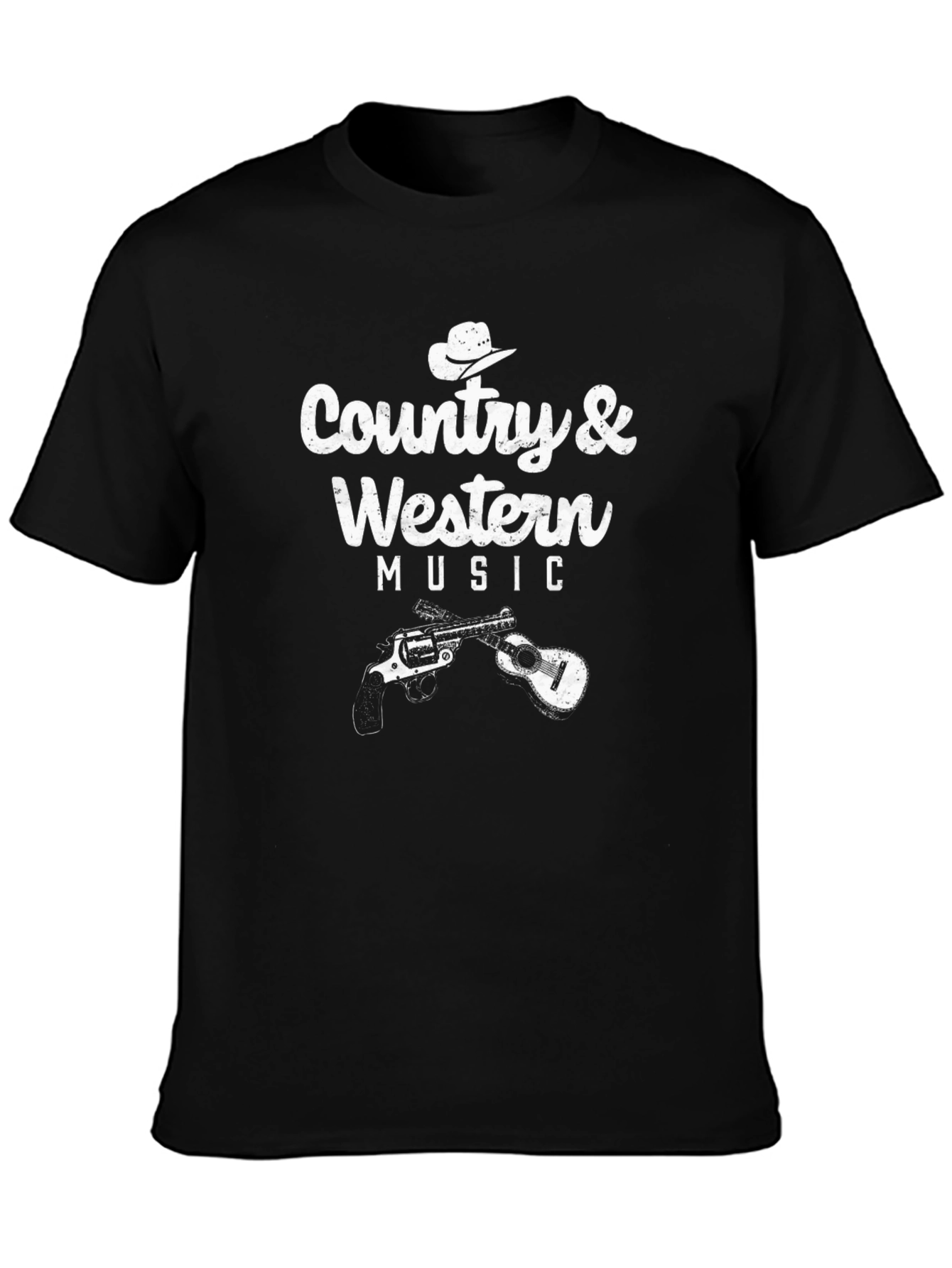 Country & Western Music Graphic T-Shirt