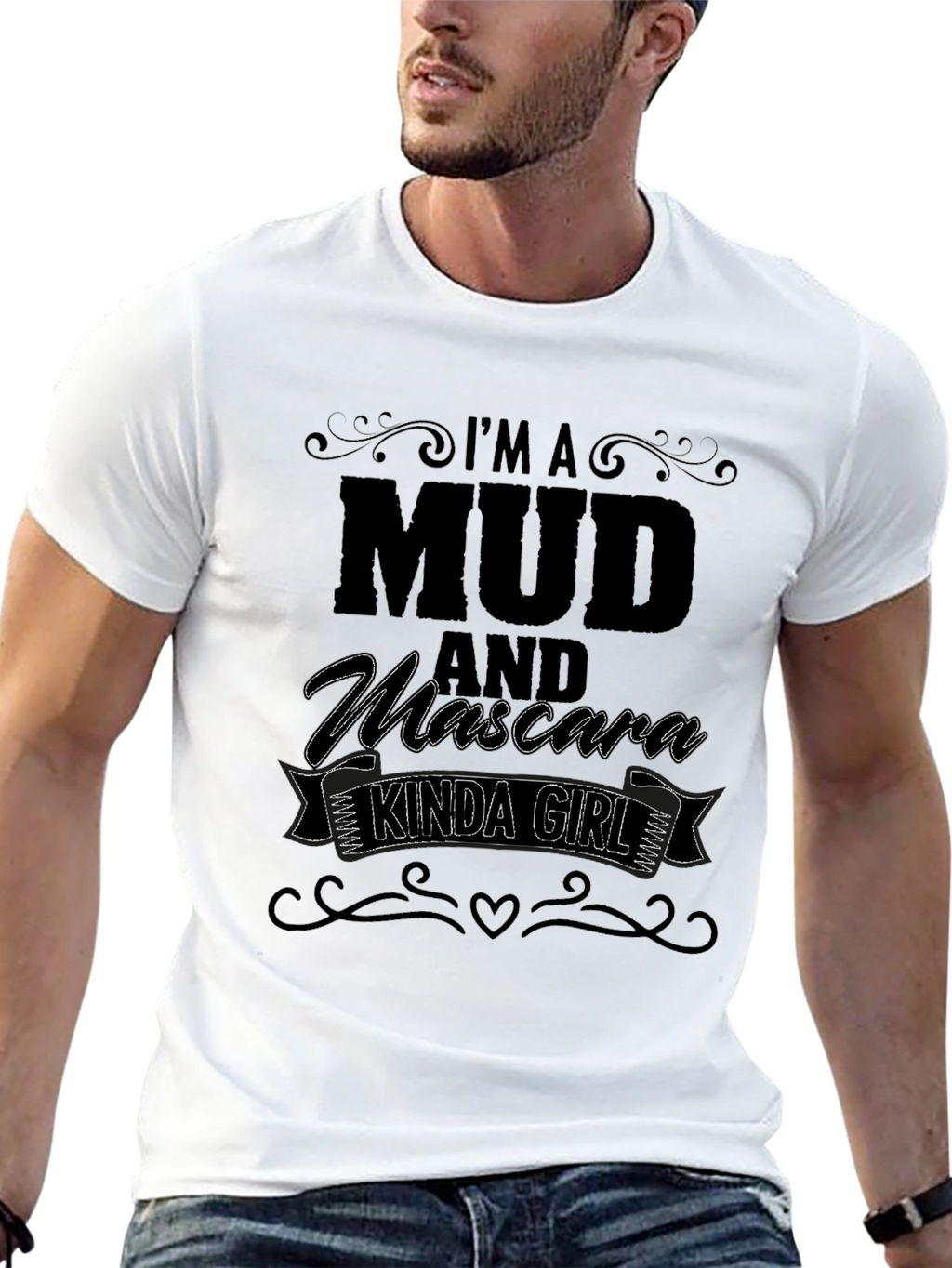 Mud & Mascara Kinda Girl Black Graphic Tee