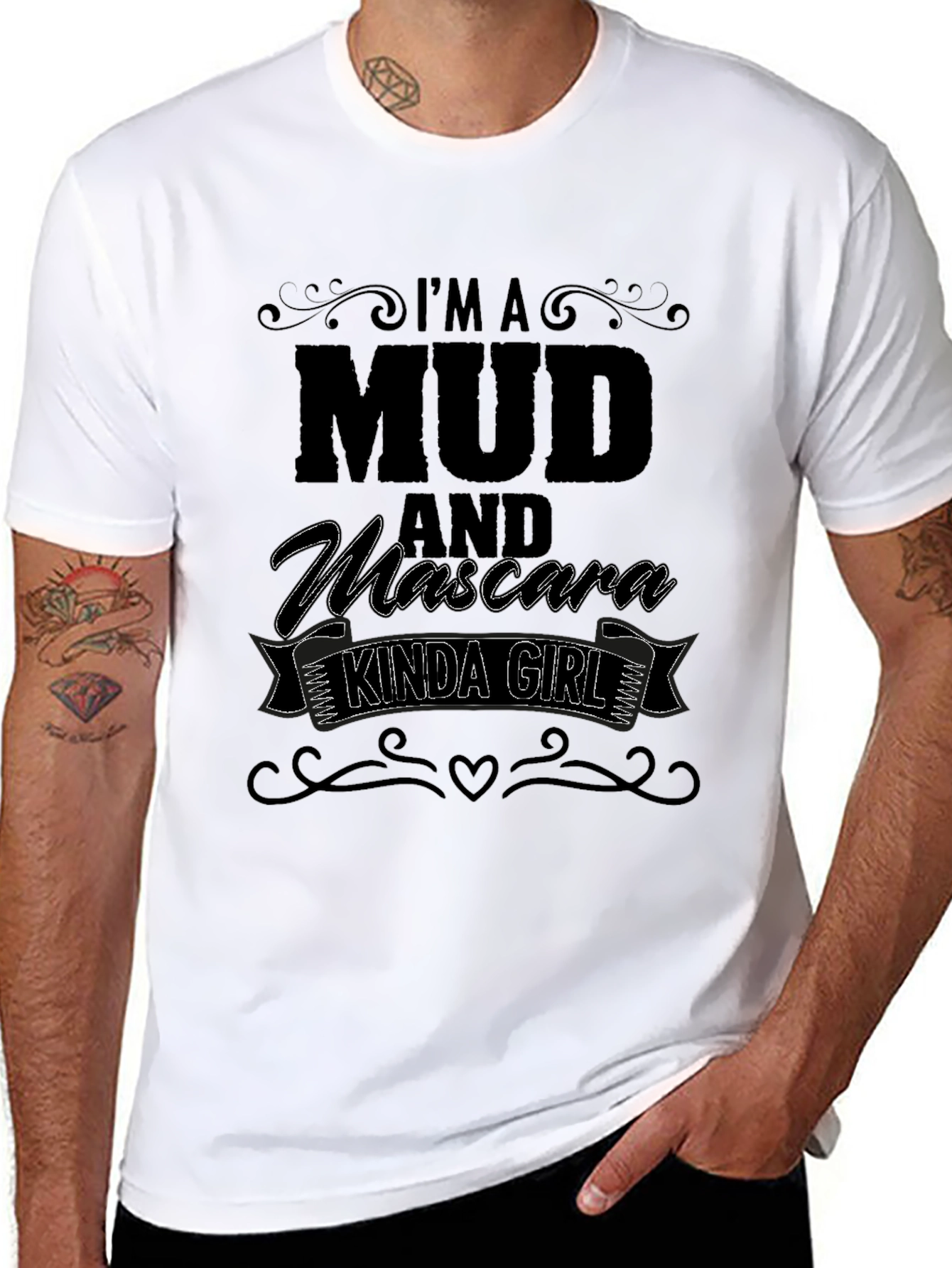 Mud & Mascara Kinda Girl Black Graphic Tee
