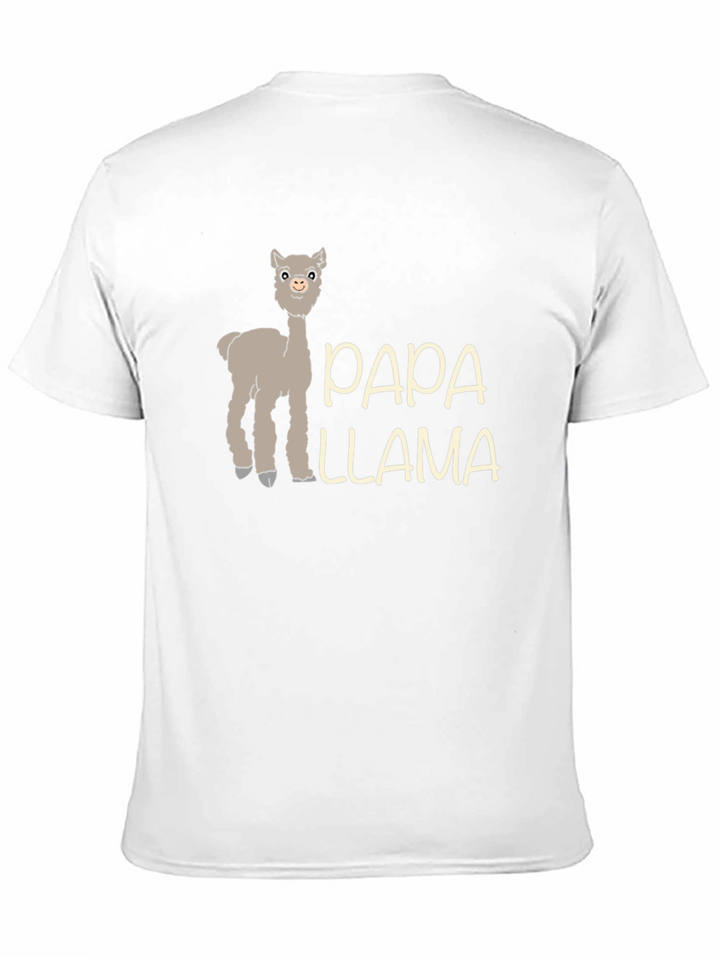 Papa Llama Graphic Tee - Mens Black T-Shirt