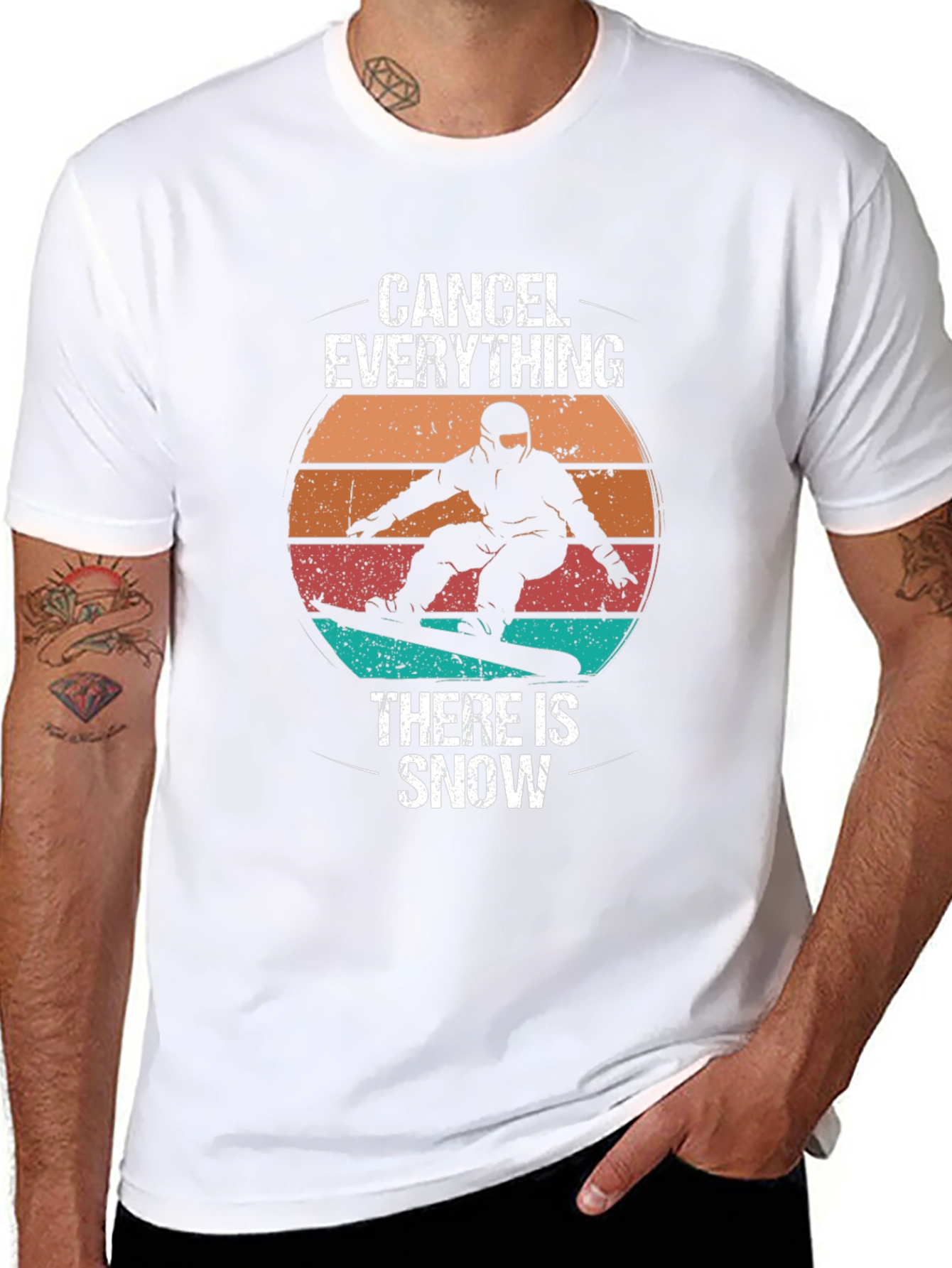 Cancel Everything Snowboard T-Shirt