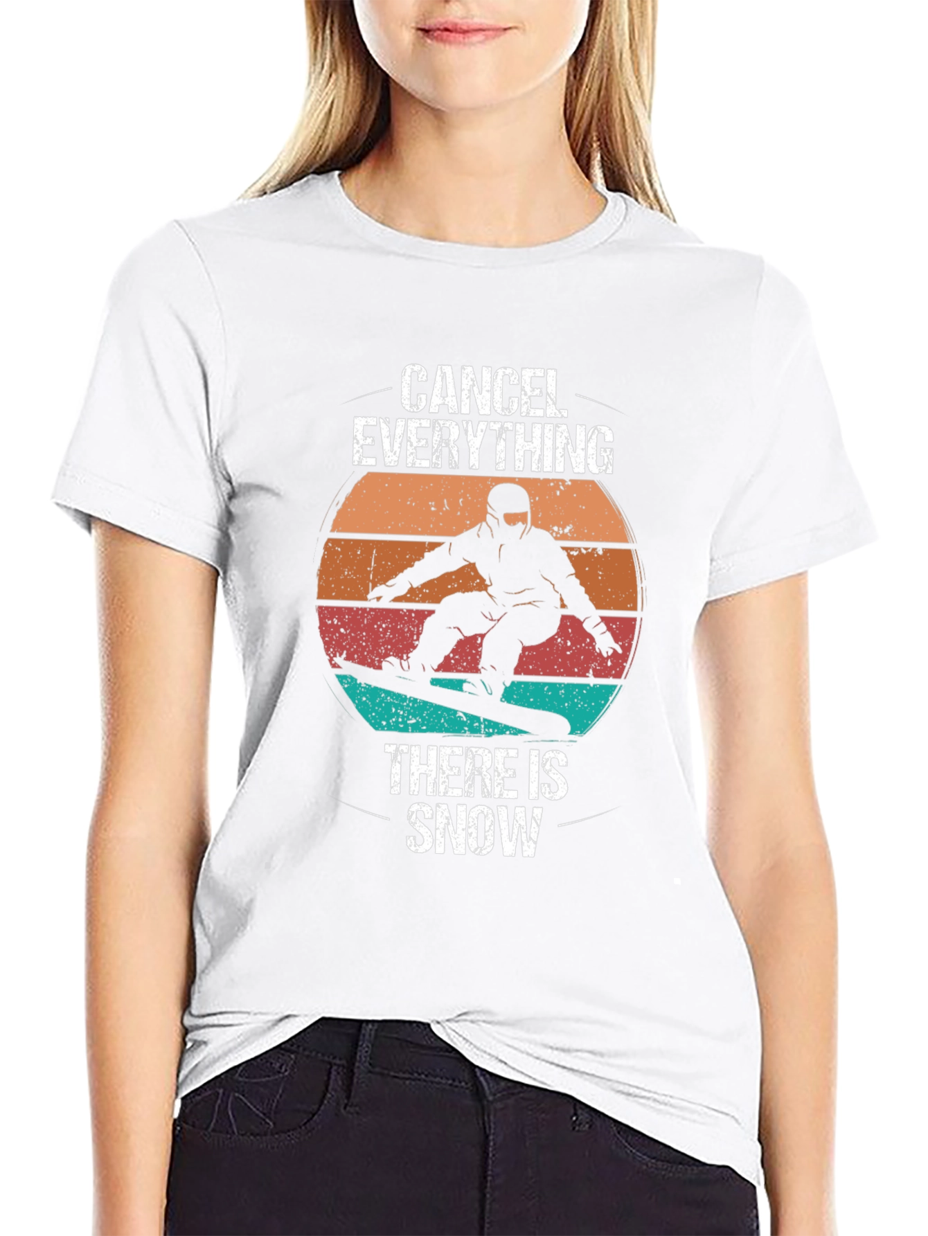 Cancel Everything Snowboard T-Shirt