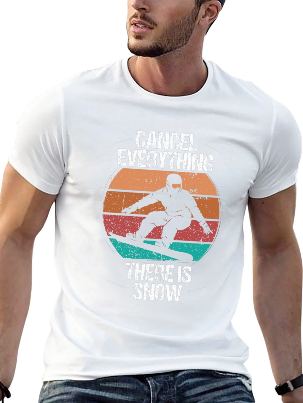 Cancel Everything Snowboard T-Shirt
