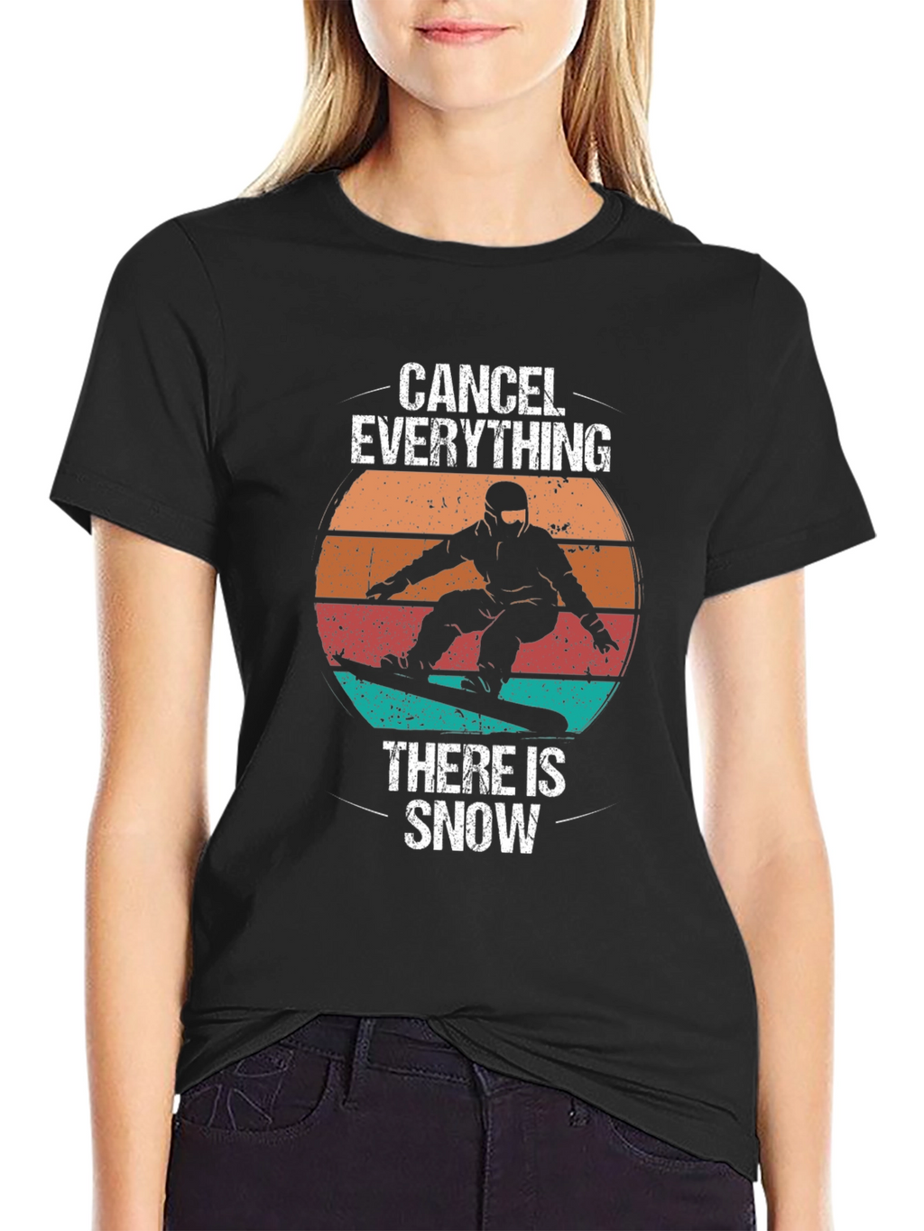Cancel Everything Snowboard T-Shirt