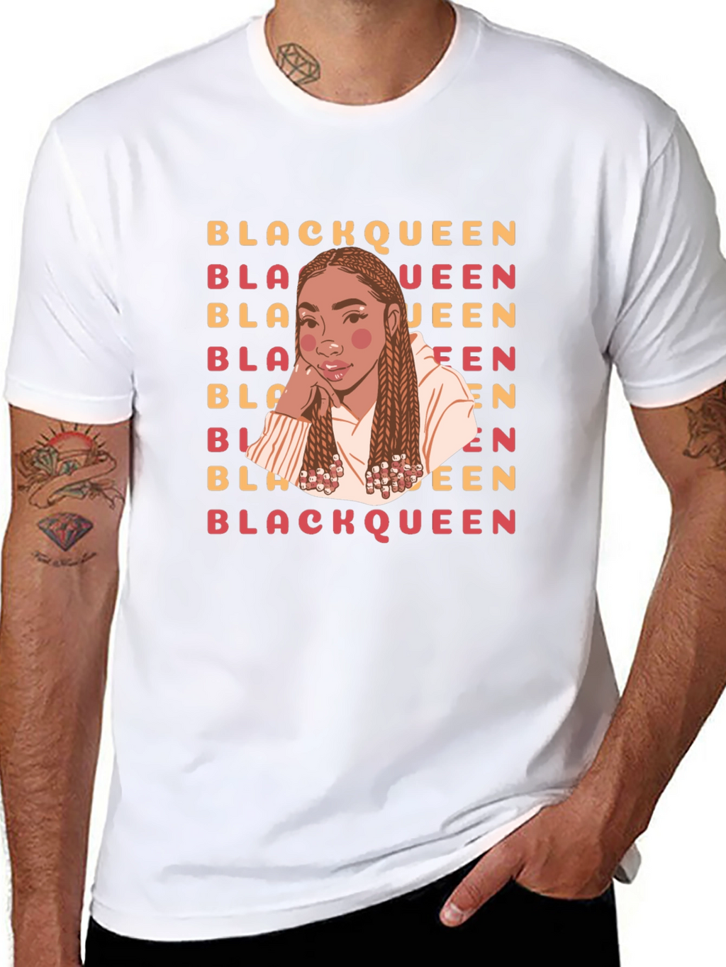 Black Queen Graphic Tee - Stylish Empowerment