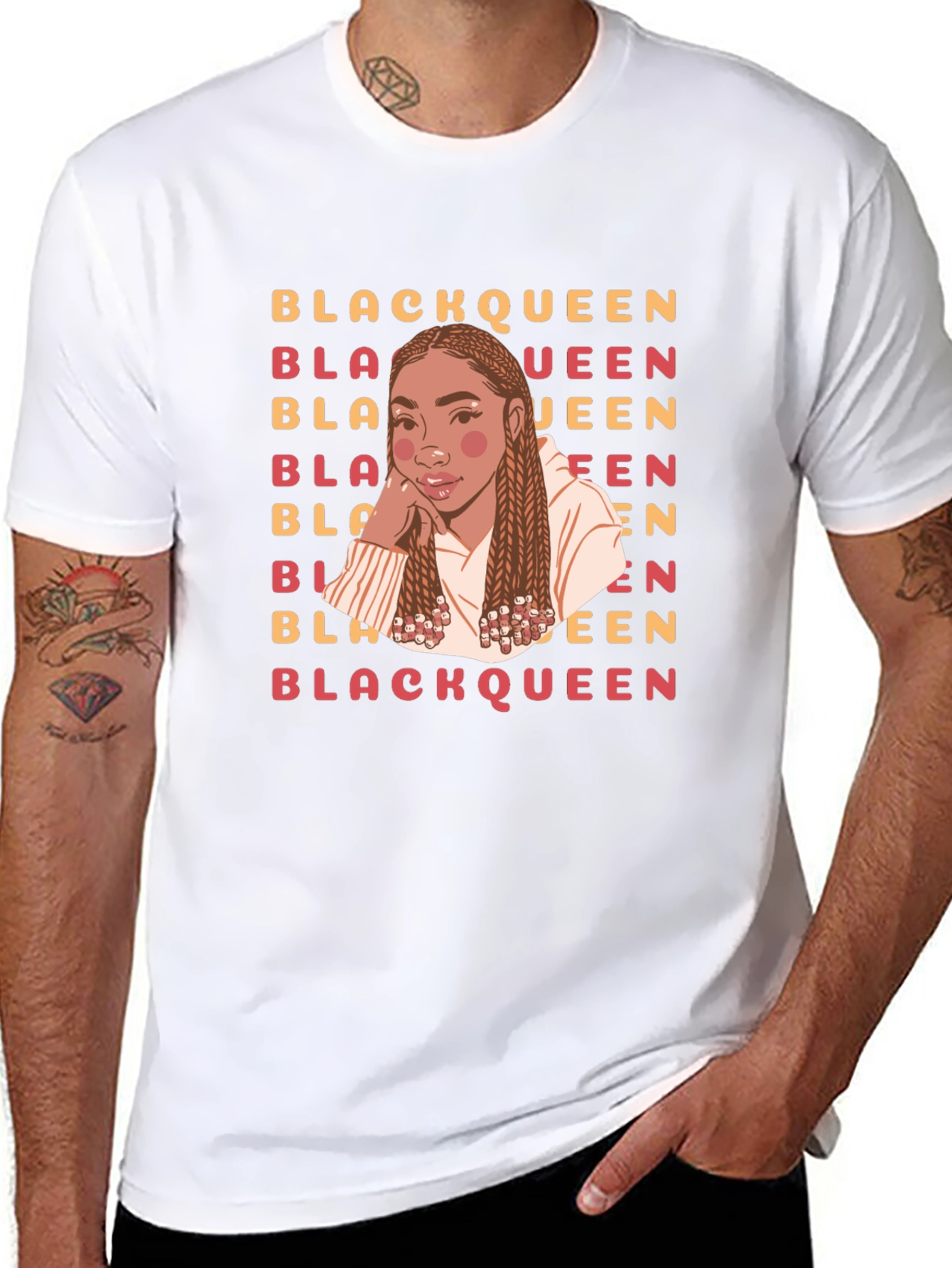 Black Queen Graphic Tee - Stylish Empowerment