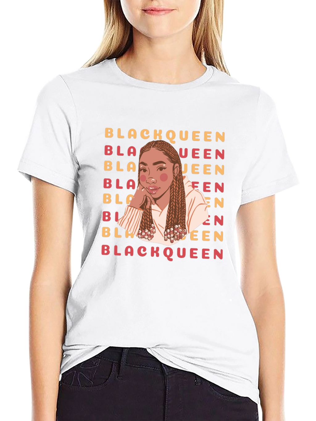 Black Queen Graphic Tee - Stylish Empowerment