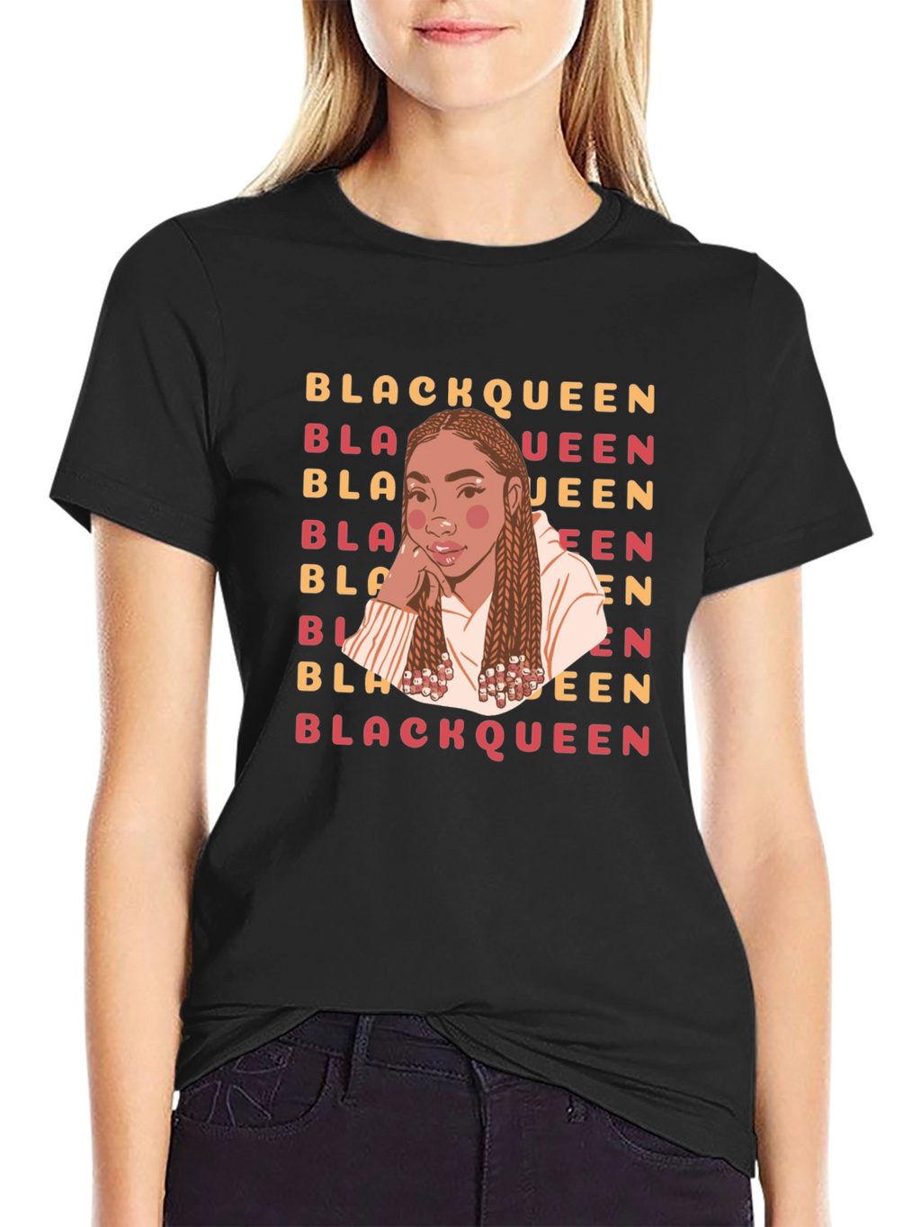 Black Queen Graphic Tee - Stylish Empowerment
