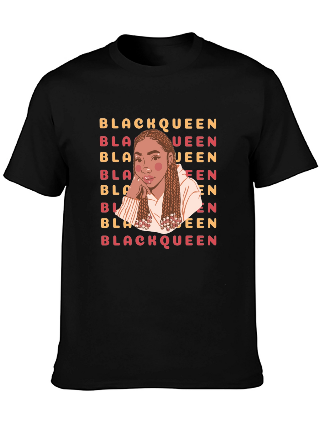 Black Queen Graphic Tee - Stylish Empowerment