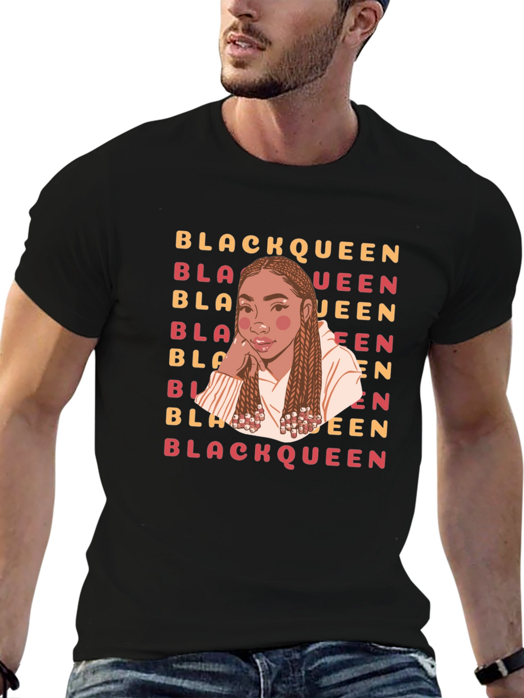 Black Queen Graphic Tee - Stylish Empowerment