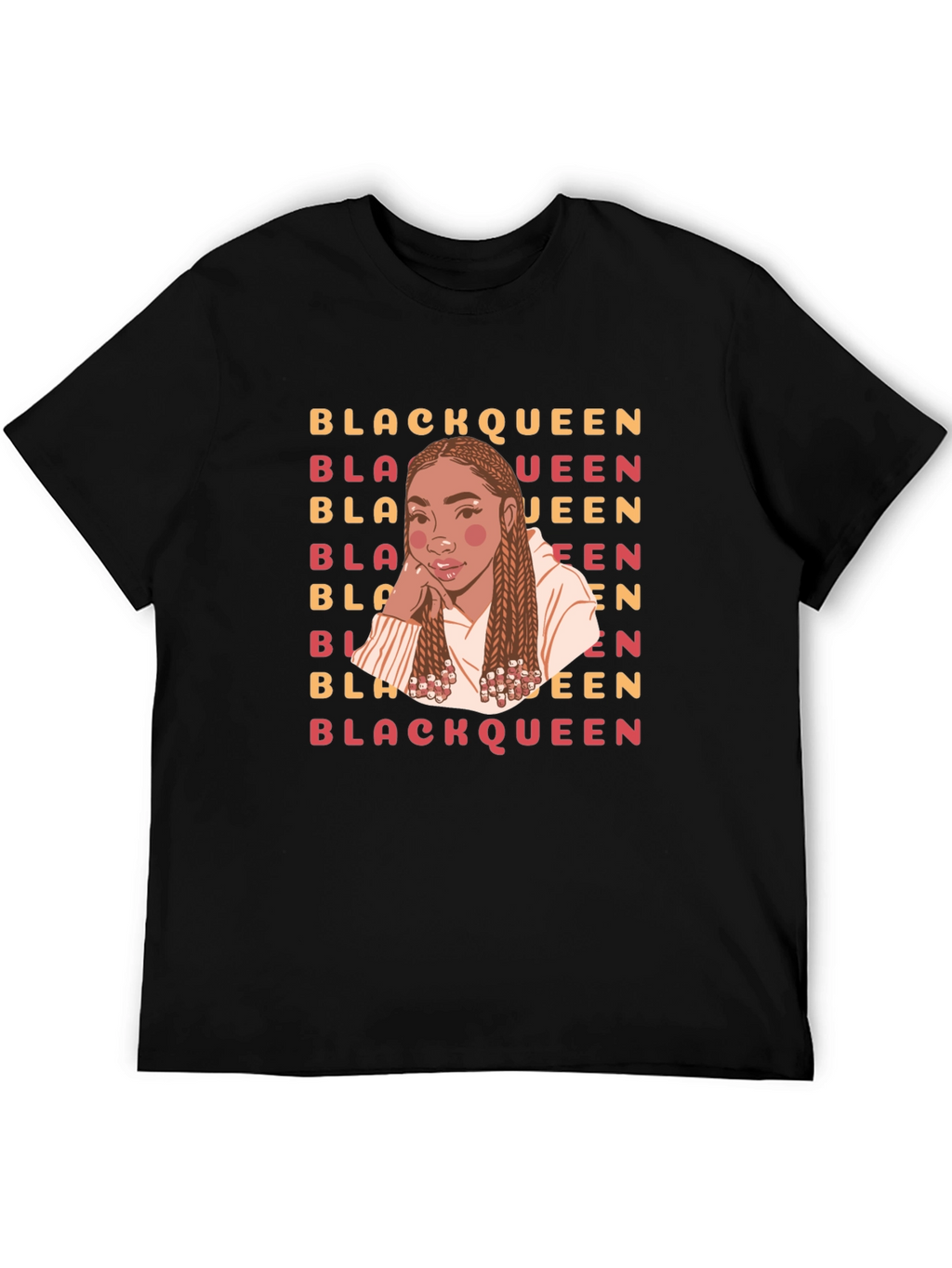Black Queen Graphic Tee - Stylish Empowerment