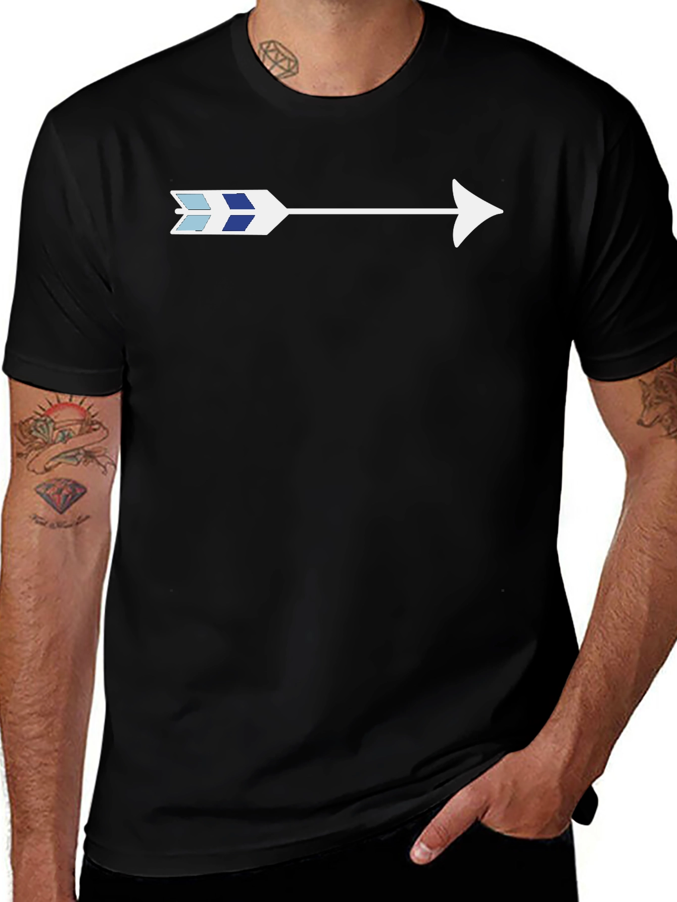 Arrow Graphic Tee - Stylish Casual Wear