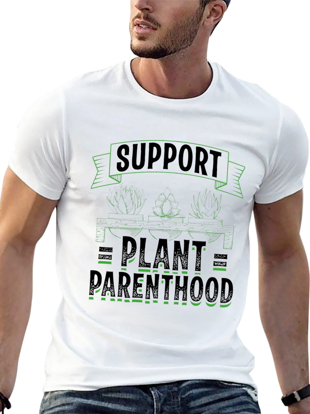 Support Plant Parenthood Graphic T-Shirt