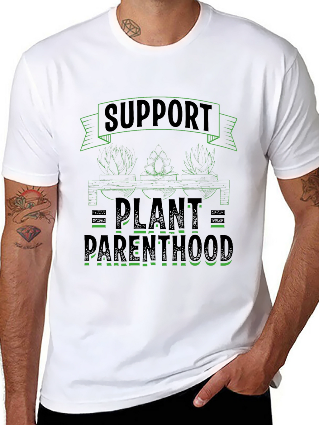Support Plant Parenthood Graphic T-Shirt