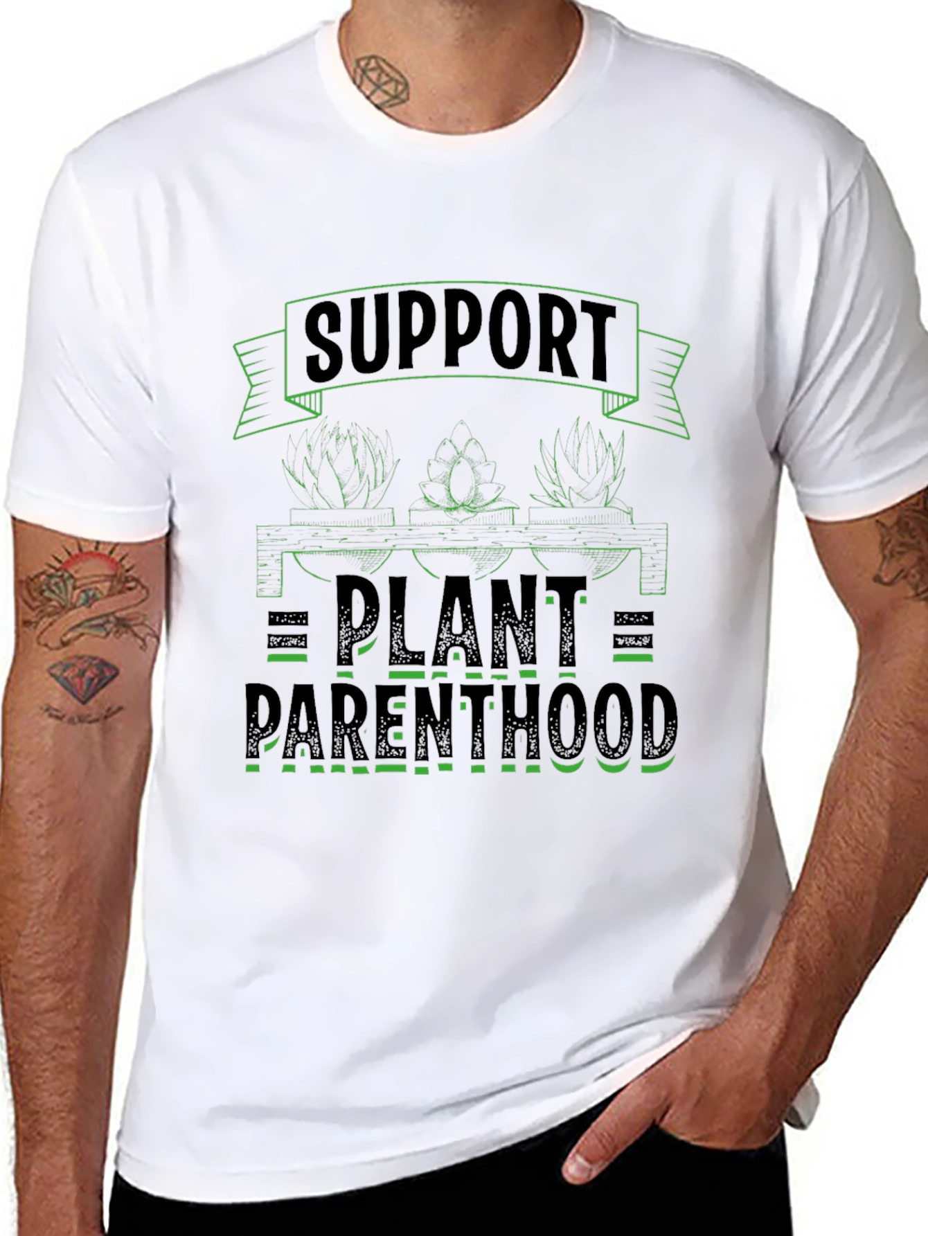 Support Plant Parenthood Graphic T-Shirt