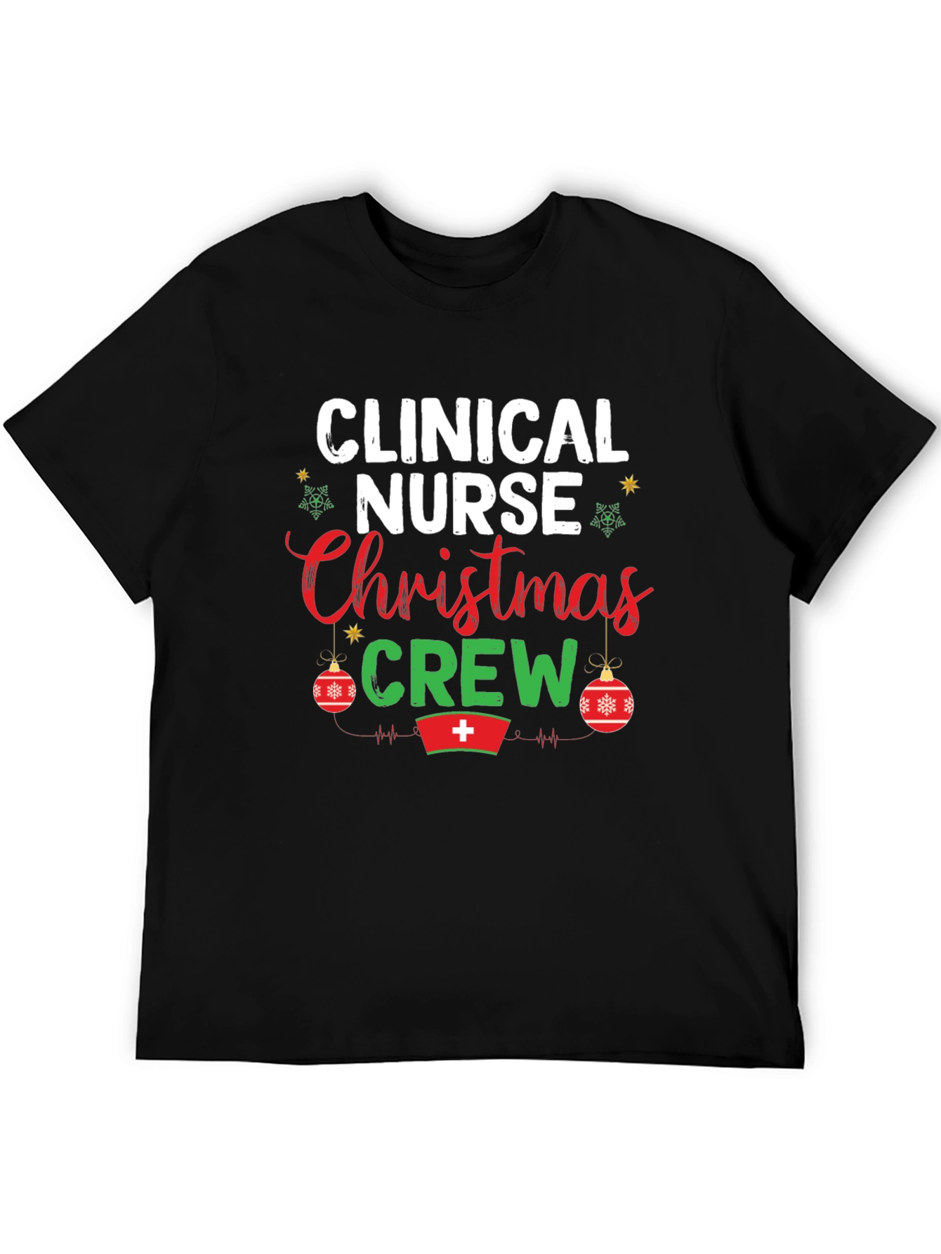 Clinical Nurse Christmas Crew Graphic Tee