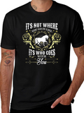 Horse Lover T-Shirt: Its Who Goes With You
