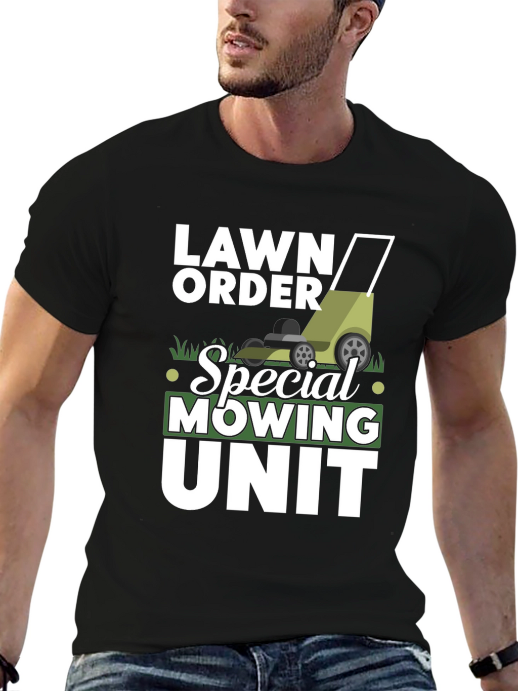 Lawn Order Special Mowing Unit Black T-Shirt