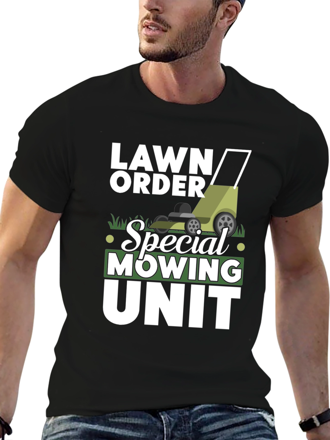 Lawn Order Special Mowing Unit Black T-Shirt