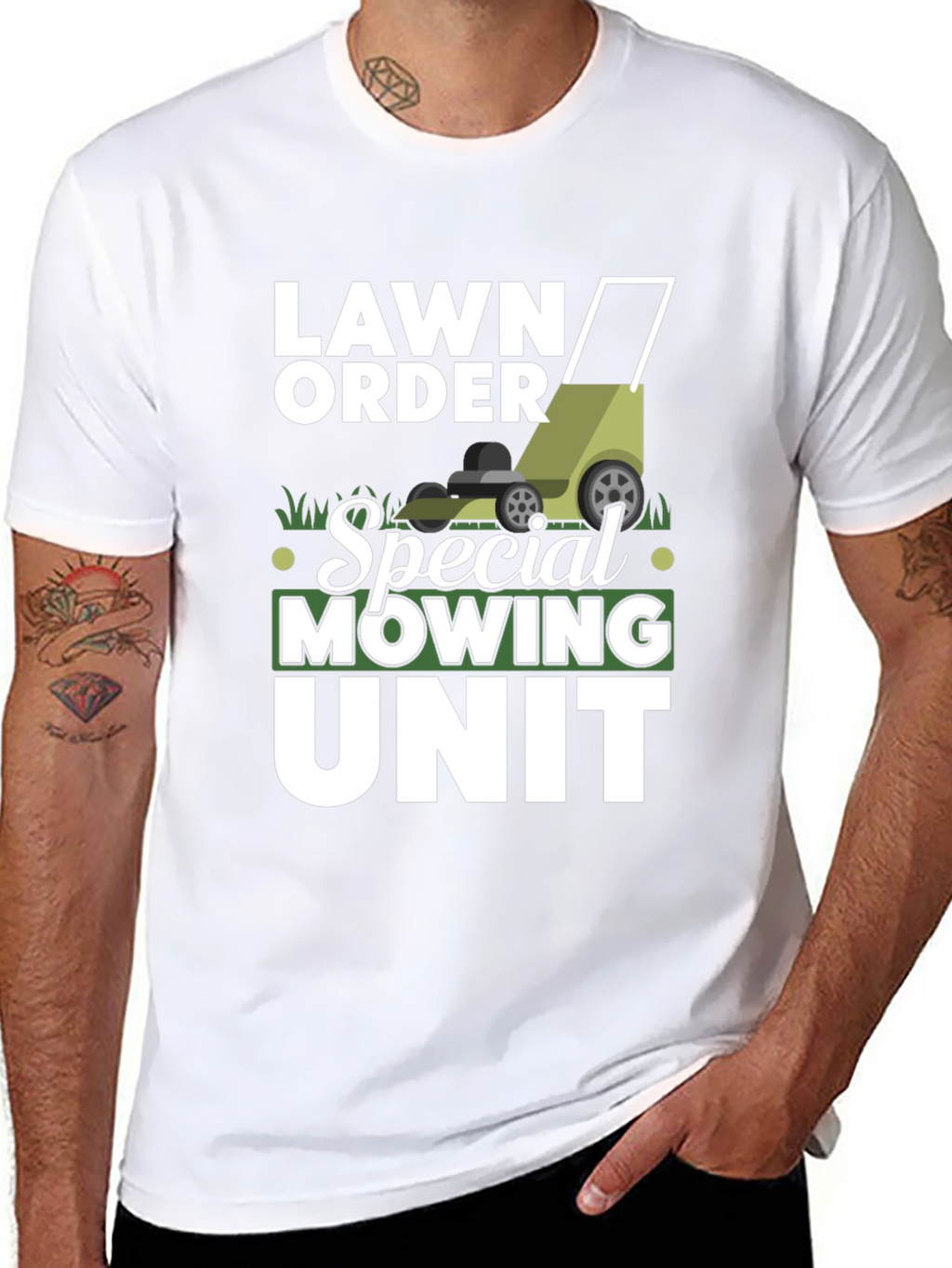 Lawn Order Special Mowing Unit Black T-Shirt