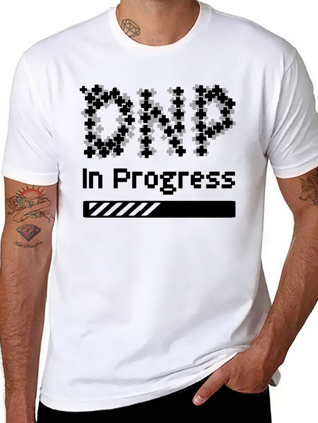 DNP In Progress Mens Black T-Shirt