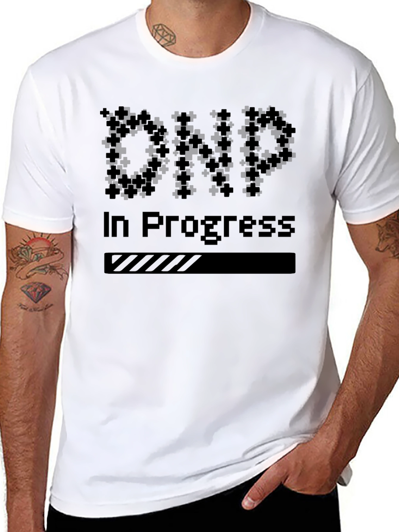 DNP In Progress Mens Black T-Shirt