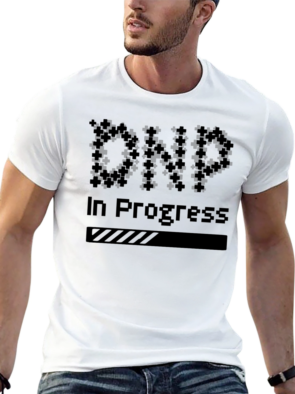 DNP In Progress Mens Black T-Shirt