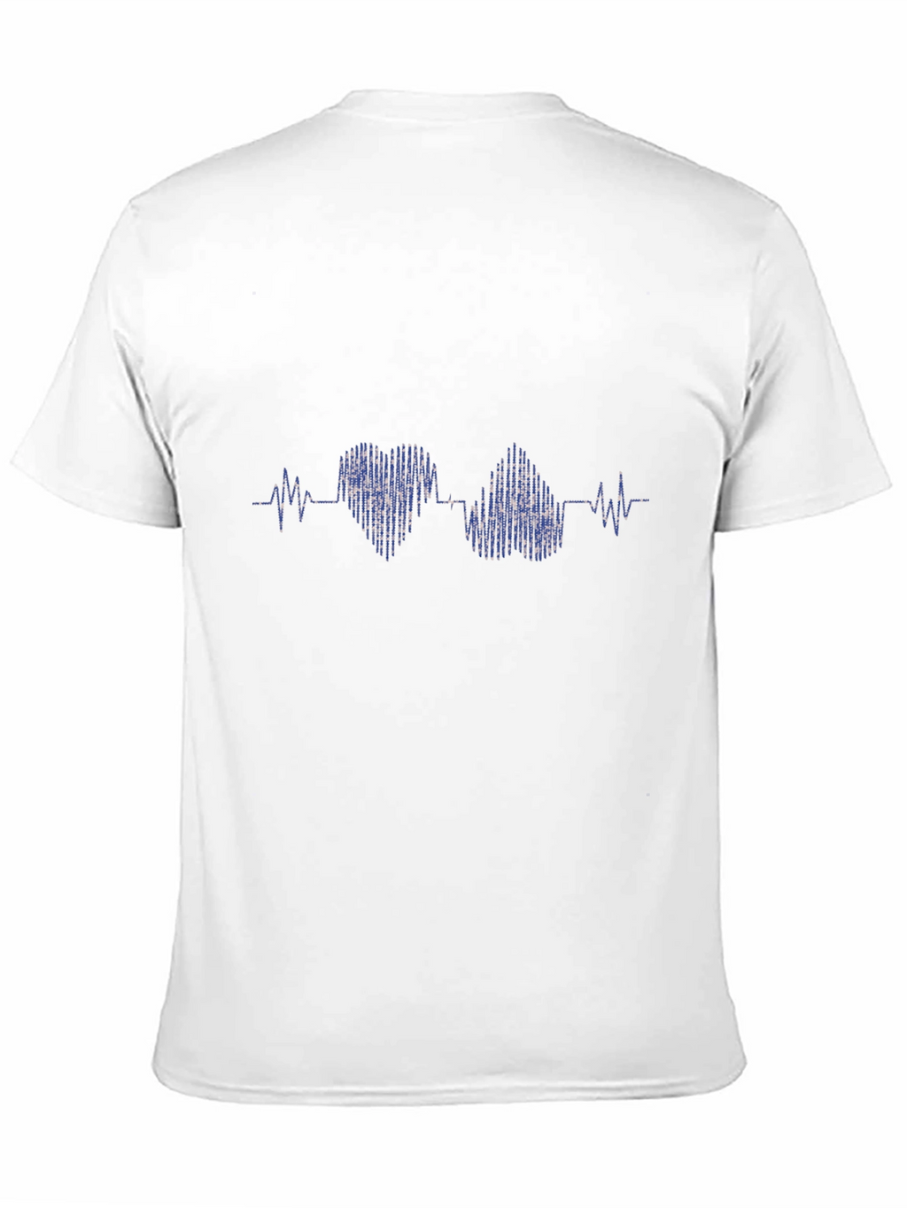 Heartbeat Heart Love T-Shirt - Black