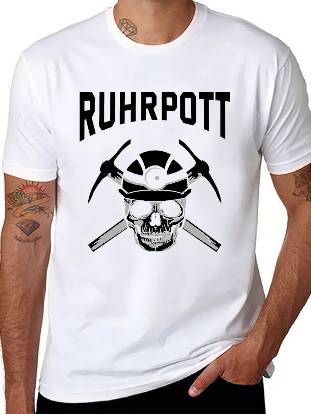 Ruhrpott Miner Skull T-Shirt