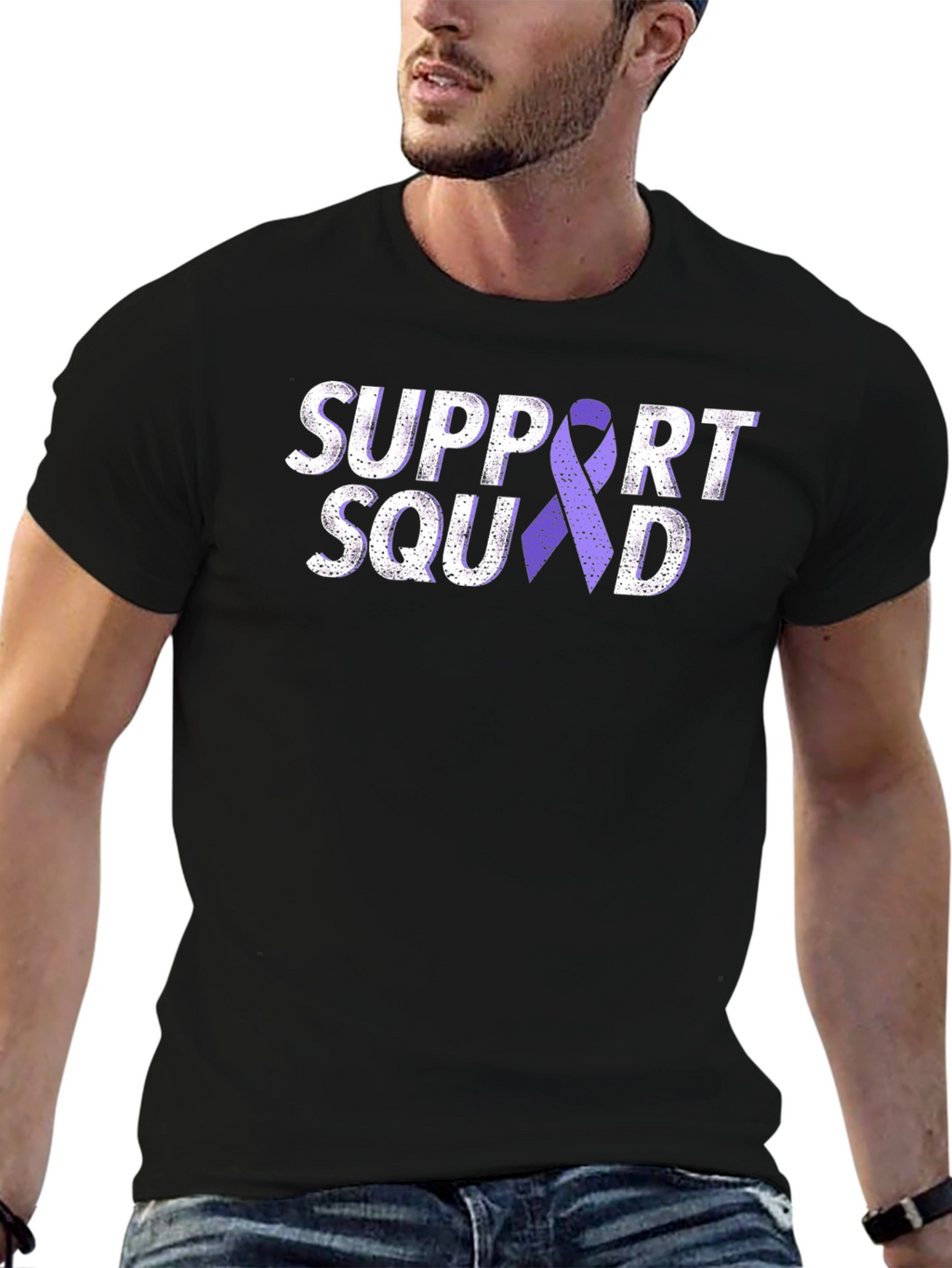 Support Squad Purple Ribbon T-Shirt