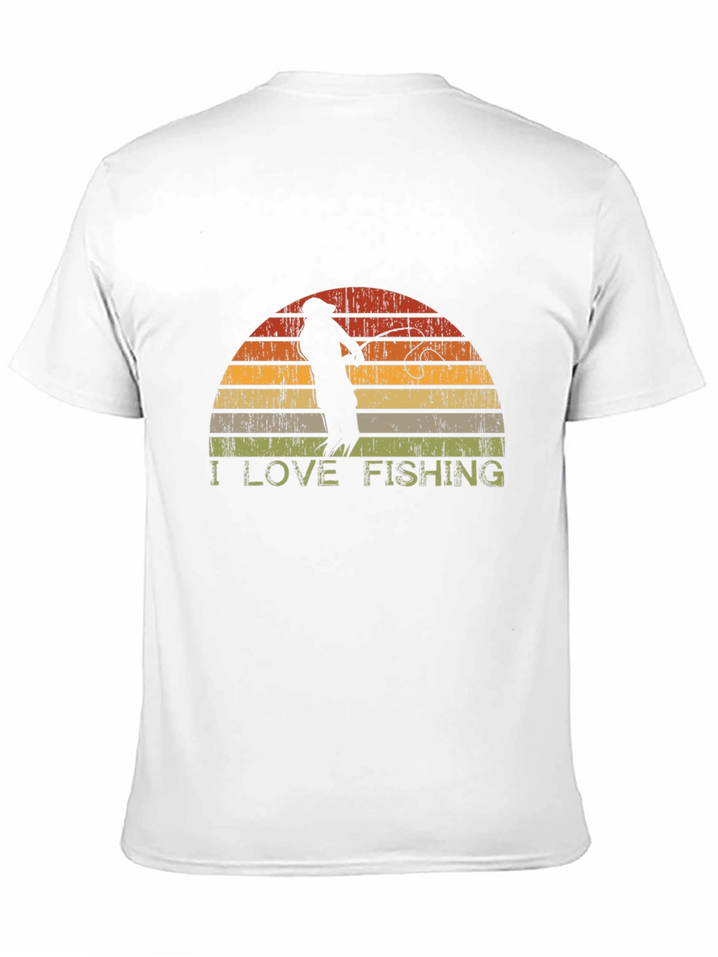 I Love Fishing Retro T-Shirt