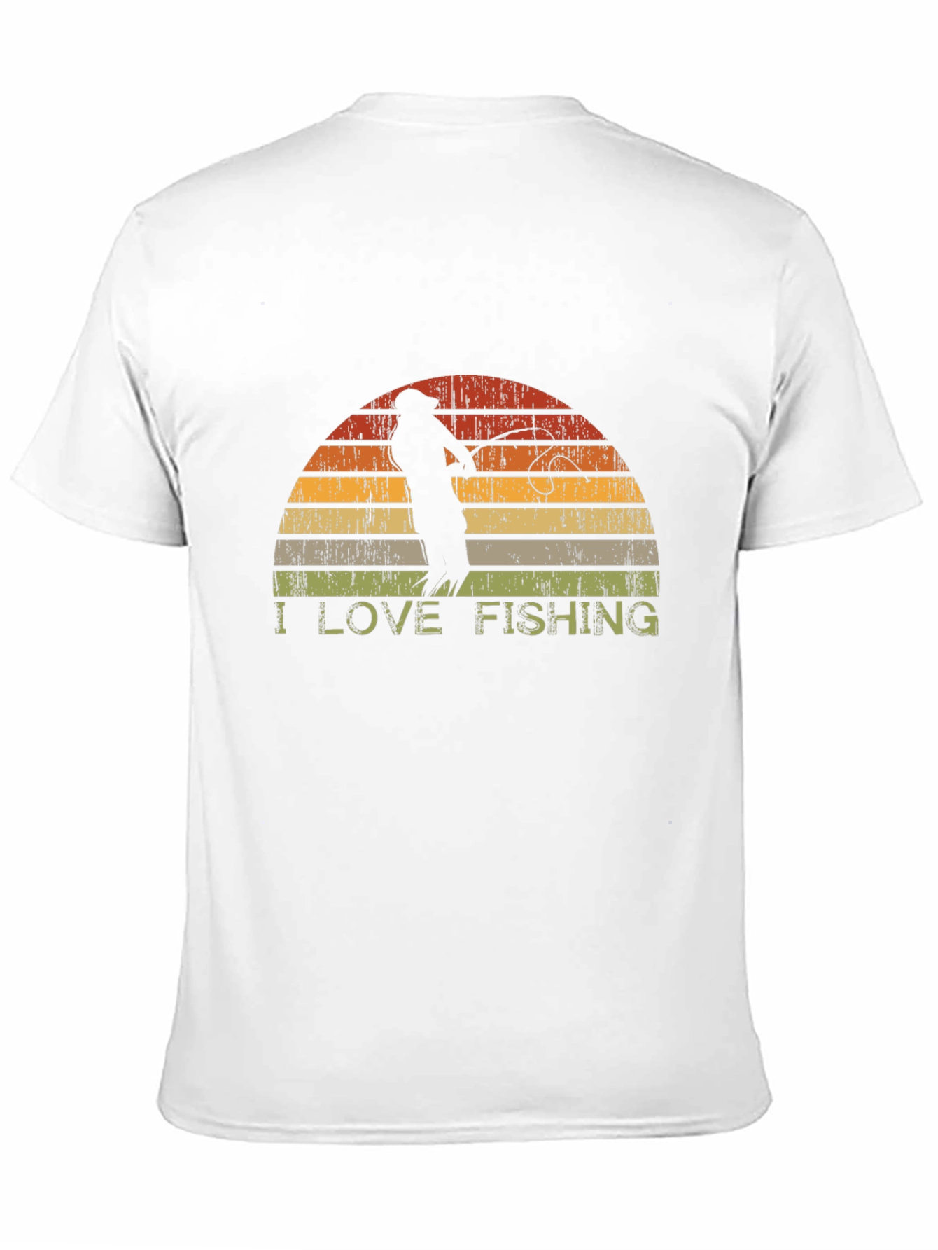 I Love Fishing Retro T-Shirt